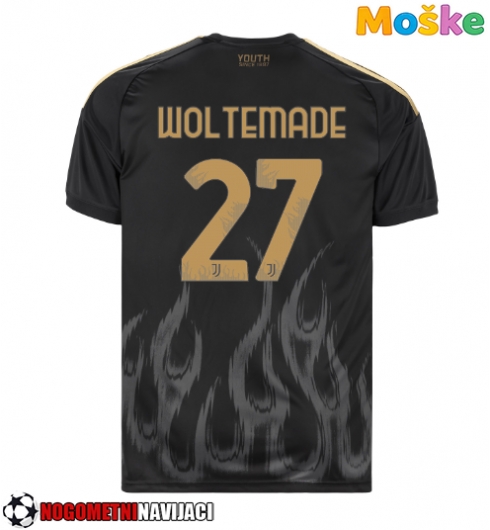 Moške Nogometnih dresov Juventus Nick Woltemade #27 Tretji 2026-27 Kratki rokavi Moške Nogometnih dresov Juventus Nick Woltemade #27 Tretji 2026-27 Kratki rokavi